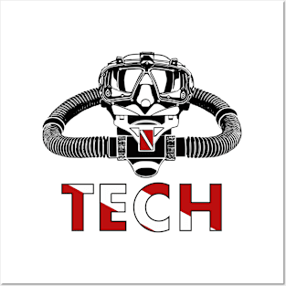 Tech Diver Posters and Art